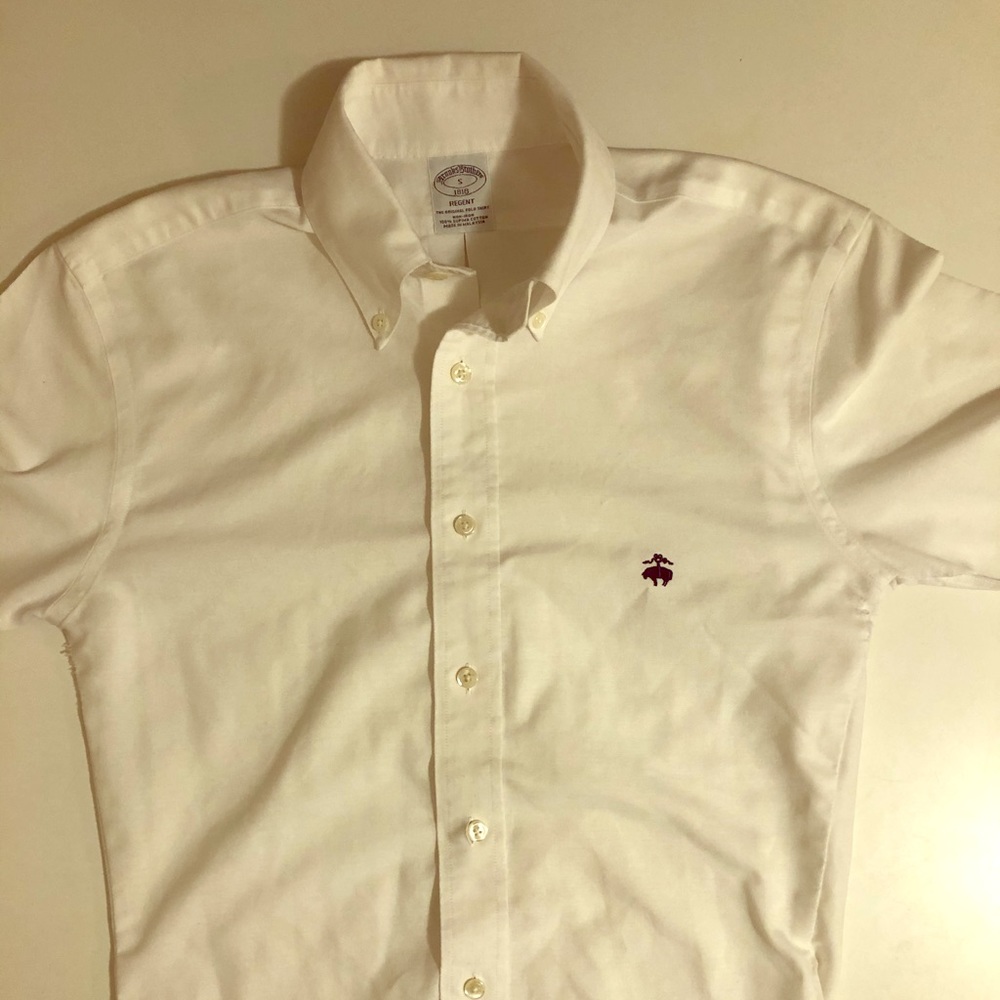 Brooks Brothers white button-down
